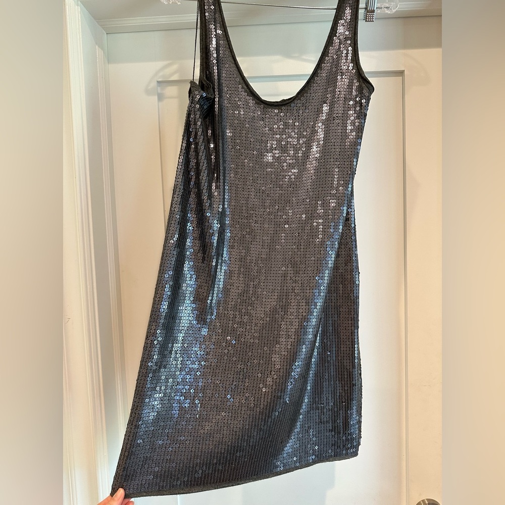 Vince sequin tank dress